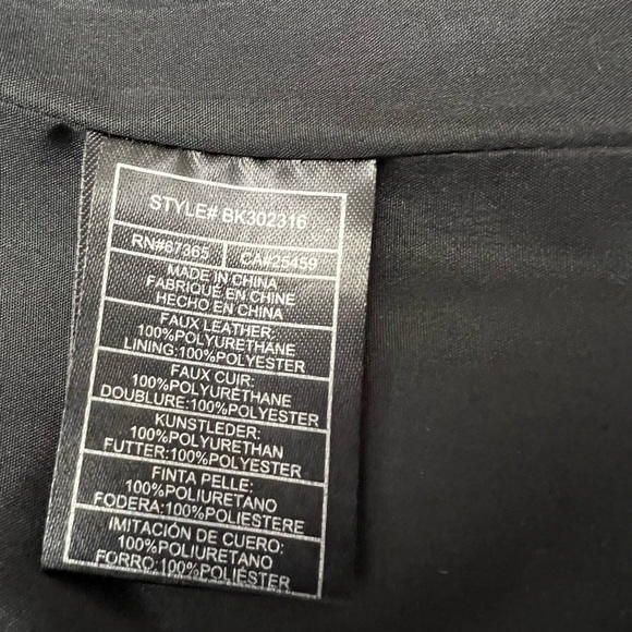 DAKOTA Gabrielle Faux Leather Moto Jacket - Picture 11 of 16